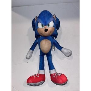 13” Sonic The Hedgehog silky stuffed figure 2020 by Patamount movies